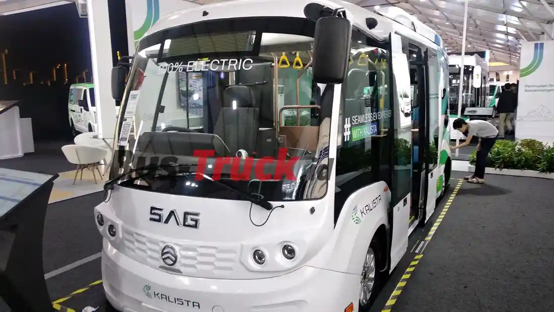 Foto - SAG Rilis Bus Listrik Untuk Jalur TransJakarta
