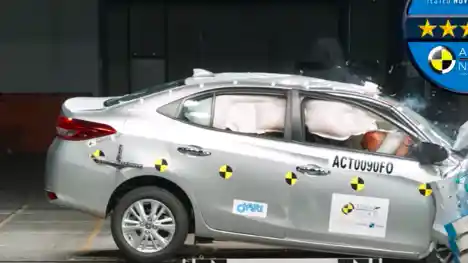 Crash Test - VIDEO: Crash Test Toyota Yaris Sedan (ASEAN NCAP)