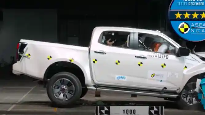 Crash Test - VIDEO: Crash Test Isuzu MU-X (ASEAN NCAP)