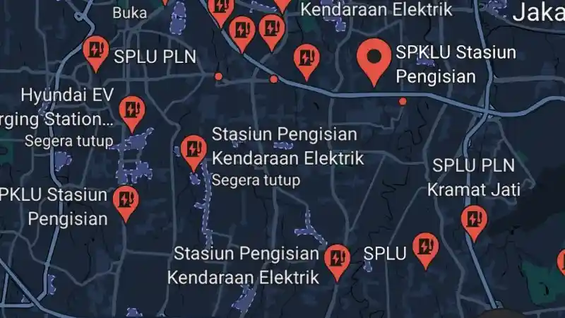 Foto - Cari Tahu SPKLU Terdekat dengan Google Maps