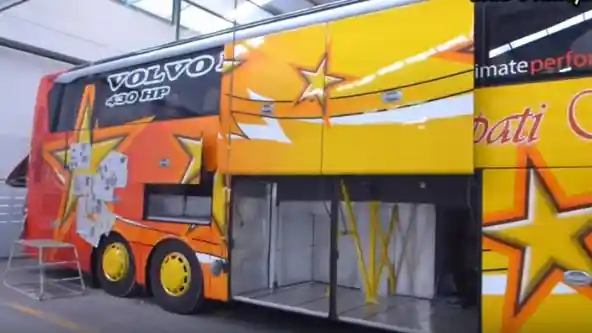 Foto - Armada Jetbus 3 PO Sempati Star dan Pandawa 87 Bersasis Volvo B11R Siap Meluncur