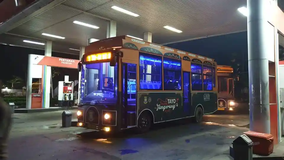 Foto - Berkelir Hijau, Bus Imut 'TAYO Tangerang' Siap Beroperasi