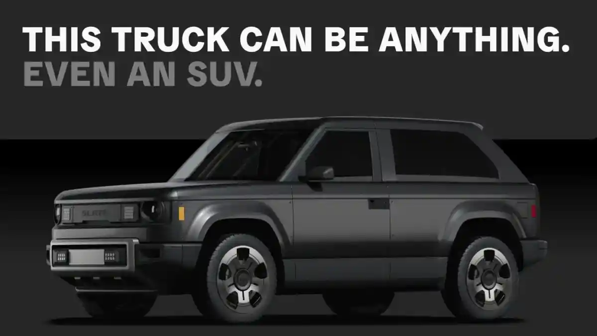 Foto - Slate Sodorkan Konsep Truck EV Ringan Yang Bisa Diubah Jadi Sebuah SUV