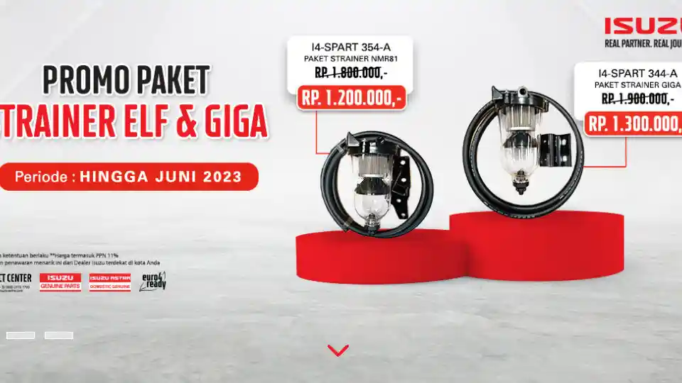 Foto - Tinggal Seminggu, Geber Diskon Strainer Elf dan Giga Hingga Rp 600 Ribuan