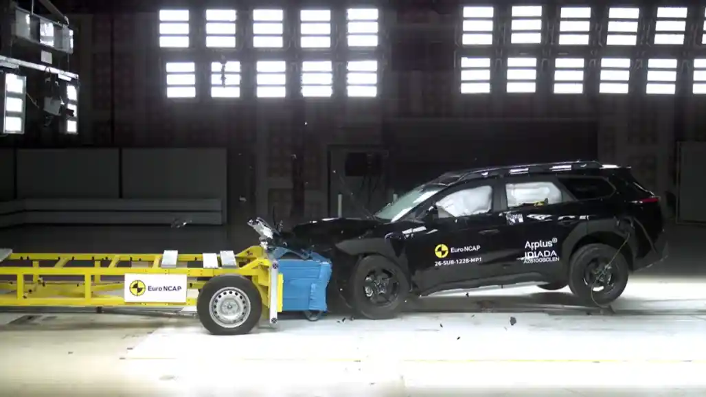 Crash Test - VIDEO: Crash Test Subaru E-Outback (Euro NCAP)