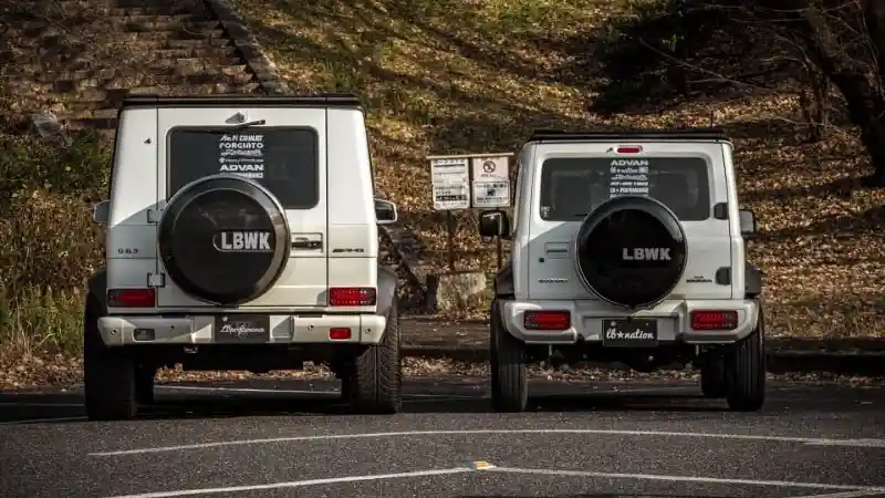 Foto - Keren, Jimny Berwujud G-Class Ada di Jepang 