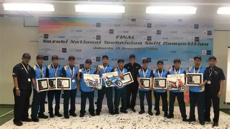 Foto - Suzuki Adu Ribuan Teknisi Se-Indonesia Demi Pelanggan