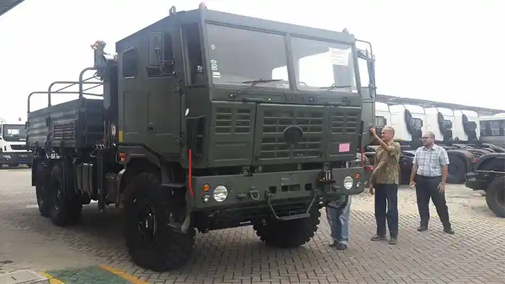 Truk - Mengintip Tiga Truk Tempur Buatan Tata Motors yang Tampil di Indo Defence 2016