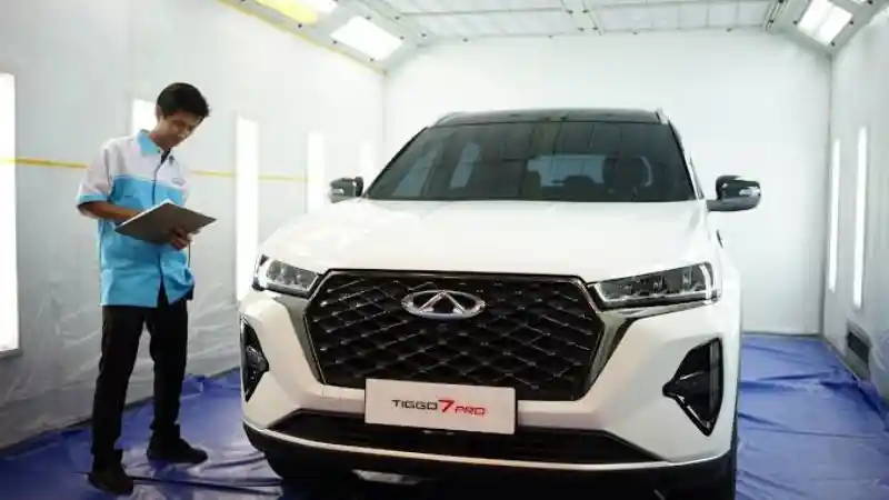 Foto - Chery Gandeng Tekno Body Repair Untuk Perbaiki Kerusakan Mobil Pelanggan