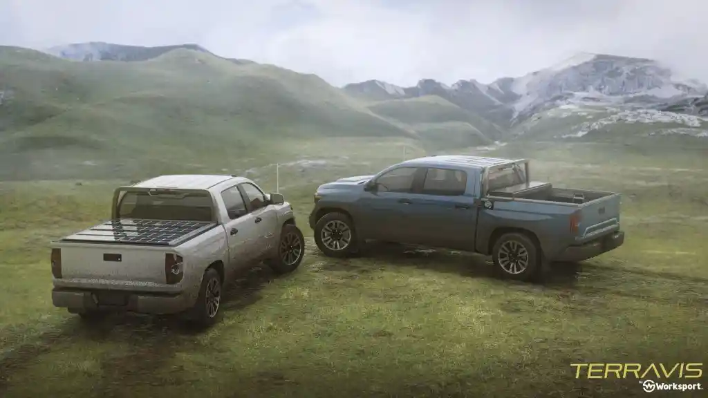 Pikap - Pakai Solar Panel, Bak Mobil Pikap Bisa Jadi Pembangkit Listrik