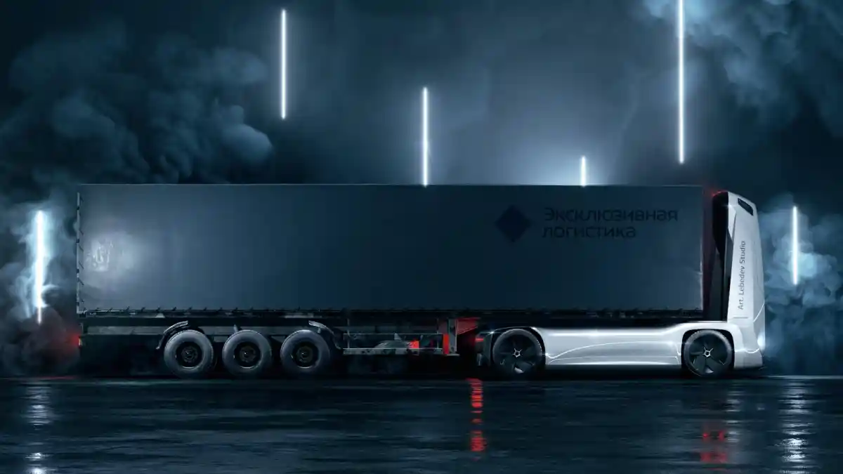 Foto - Gruzovikus, Truk Otonom Pengangkut Trailer Bertampang Mirip Smartphone