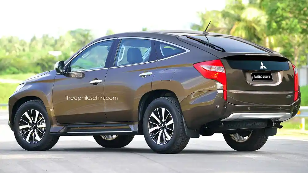 Foto - Wow, Ini Wujud All New Mitsubishi Pajero Sport 'Coupe'