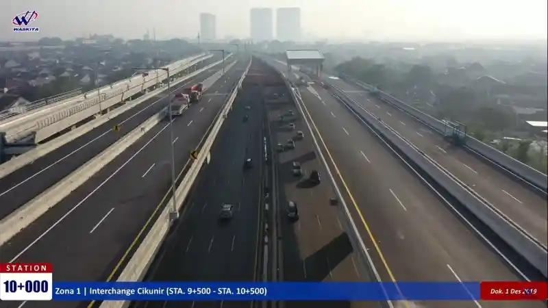 Foto - VIDEO: Melihat Tol Cikampek Elevated dari Udara