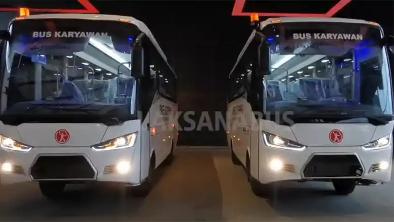 Berita - Laksana Membuat Bus Khusus Karyawan Pertambangan, Berpenggerak 4x4!