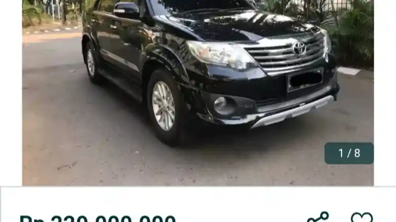 Foto - Berburu Fortuner Bekas, Setengah dari Harga Baru
