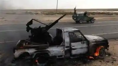 Foto - Toyota War : Perang Chad-Libya Libatkan Pikap Land Cruiser Dan Hilux