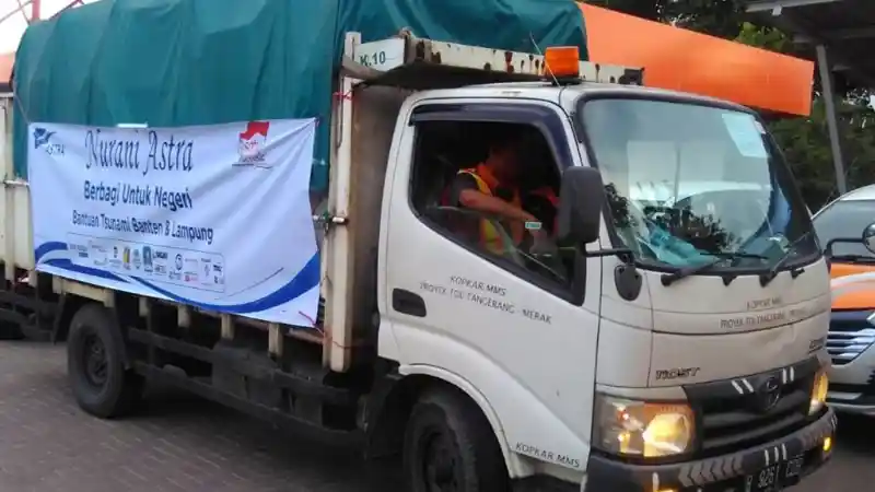 Berita - Astra Sumbang Sembako Hingga Alat Berat Untuk Korban Tsunami Banten dan Lampung 