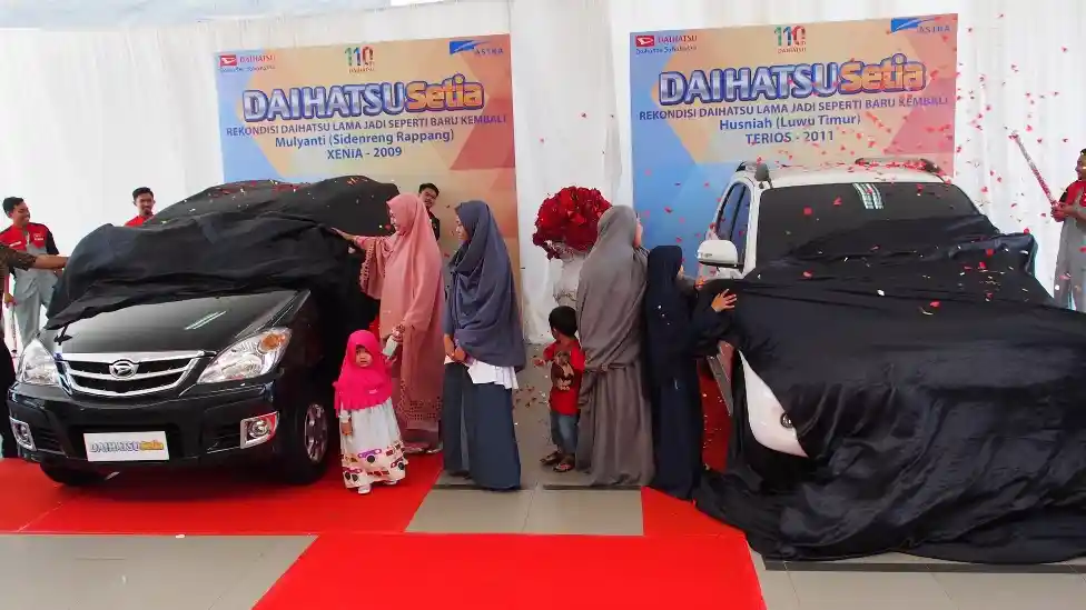 Foto - Rekondisi Gratis Daihatsu Sambangi Makassar, 6 Mobil Beruntung Jadi 'Baru' Lagi