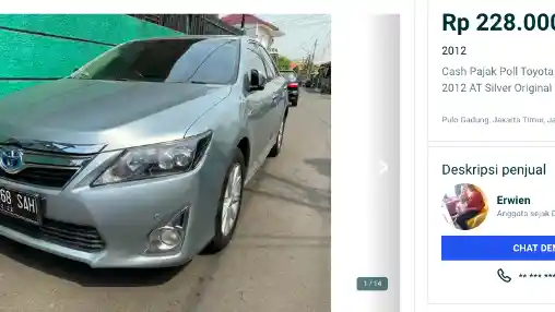 Foto - Pilihan Mobil Hybrid Bekas di Bawah RP 300 Juta