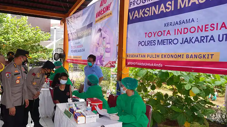 Berita - Toyota Indonesia Dukung Percepatan Vaksinasi Masyarakat Indonesia