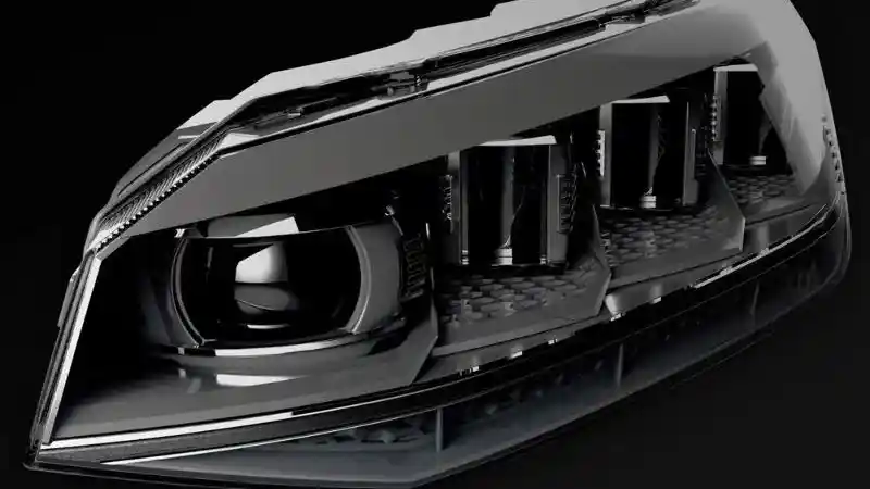 Foto - Volkswagen Ciptakan Lampu Canggih yang Bisa Berkomunikasi