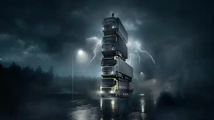 Truk - Volvo Rilis Line Up Truknya Ala Game Tetris