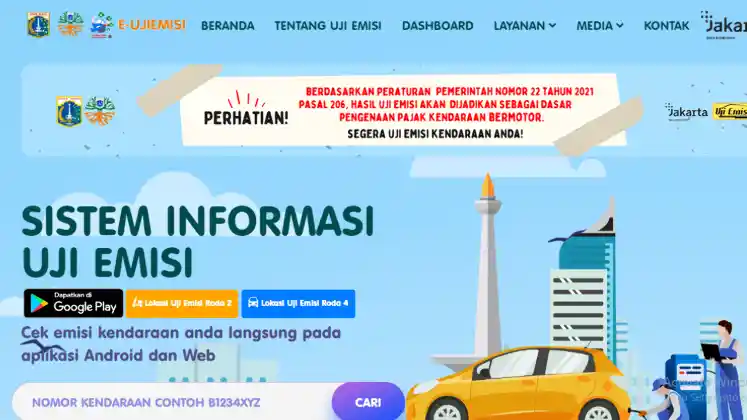 Foto - Apakah Mobil Sudah Terdaftar Uji Emisi? Cek di Situs Ini