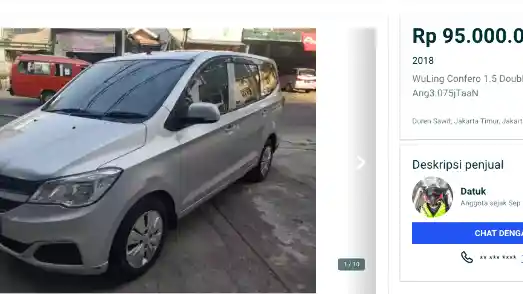Foto - Wuling Confero Bekas Harganya Mulai Dari RP 95 Juta