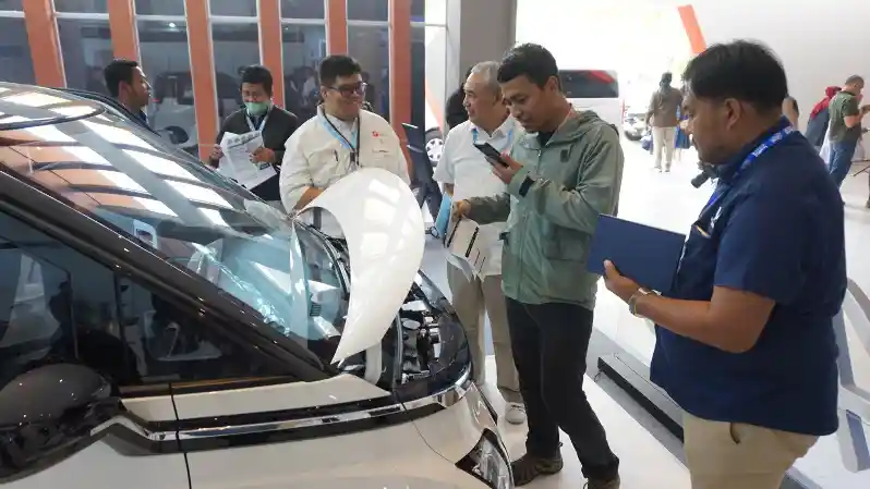 Foto - Wuling Air ev Hadir di IEMS 2023, Bentuk Dukungan Pengembangan EV Nasional