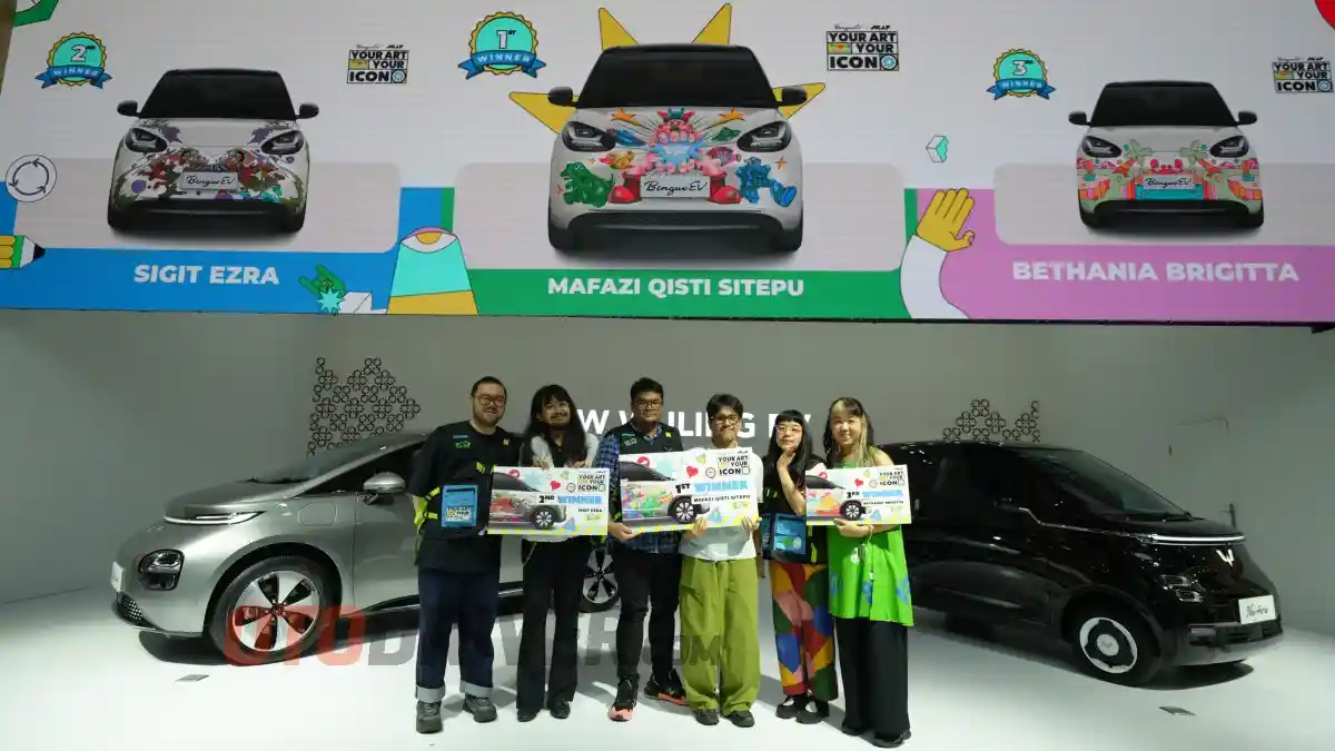 Foto - Wuling BinguoEV Jadi Ajang Lomba Karya Seni, Ini Pemenangnya