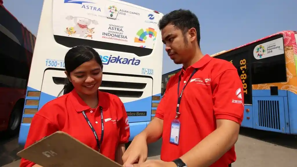 Berita - Semarakkan Asian Games 2018, 60 Unit Bus Transjakarta Kini Berstiker Astra International