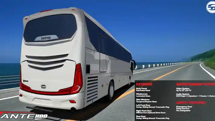 Foto - Bus Mewah Avante HDD Siap Tampil Premier di GIIAS 2018