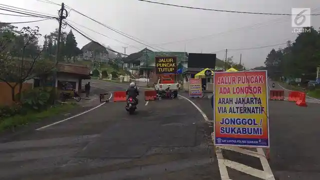 Berita - Jalur Puncak Masih Tertutup untuk Bus dan Truk Selama Arus Mudik dan Balik Lebaran 2018
