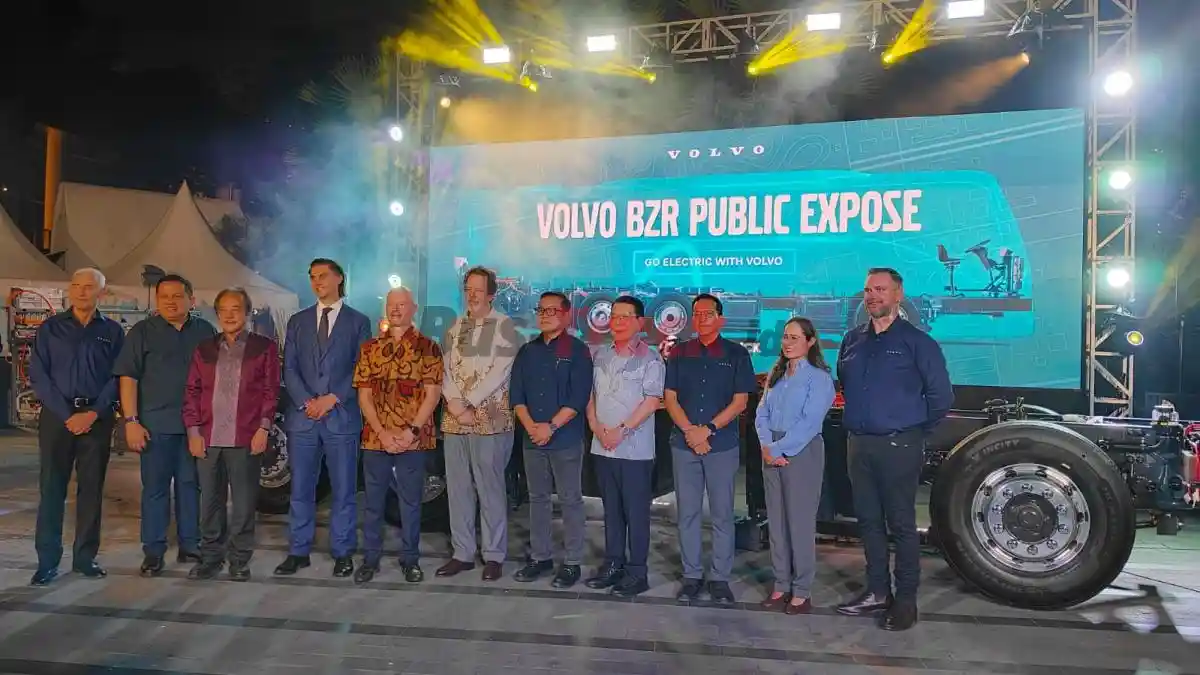 Bus - Volvo BZR Meluncur di Indonesia, Sasis Bus Listrik Bertenaga 540 Hp