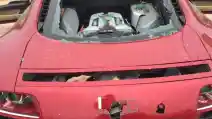 Ketahuan Selingkuh, Audi R8 Dirusak Istri