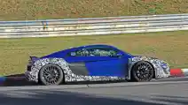 Calon Audi R8 Facelift Ketahuan Tes di Sirkuit