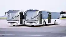  DCVI Serahkan Platform Bus Bandara Soetta