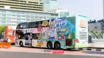 Peringati HUT RI Ke-80, MaxDecal Sulap Transjakarta Jadi Meriah