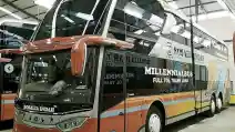  Bus Tingkat Anyar PO Rosalia Indah, Mulai Pakai Livery Baru