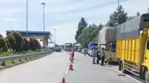  Dishub Kota Tangerang Razia Truk ODOL