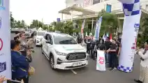  Toyota bZ4X dan Zenix HEV Bawa Protect SSRT Berprestasi di City Rally Jakarta 2025