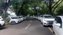 White Car Community Chapter Bekasi Kompak Sekeluarga Besar di Ancol