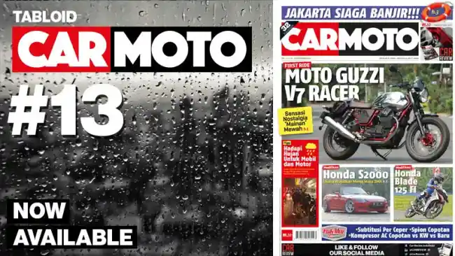 Tabloid CarMoto - Tabloid CarMoto edisi 13 : Jakarta Siaga Banjir!!! dan Tips : Hadapi Hujan Untuk Mobil dan Motor
